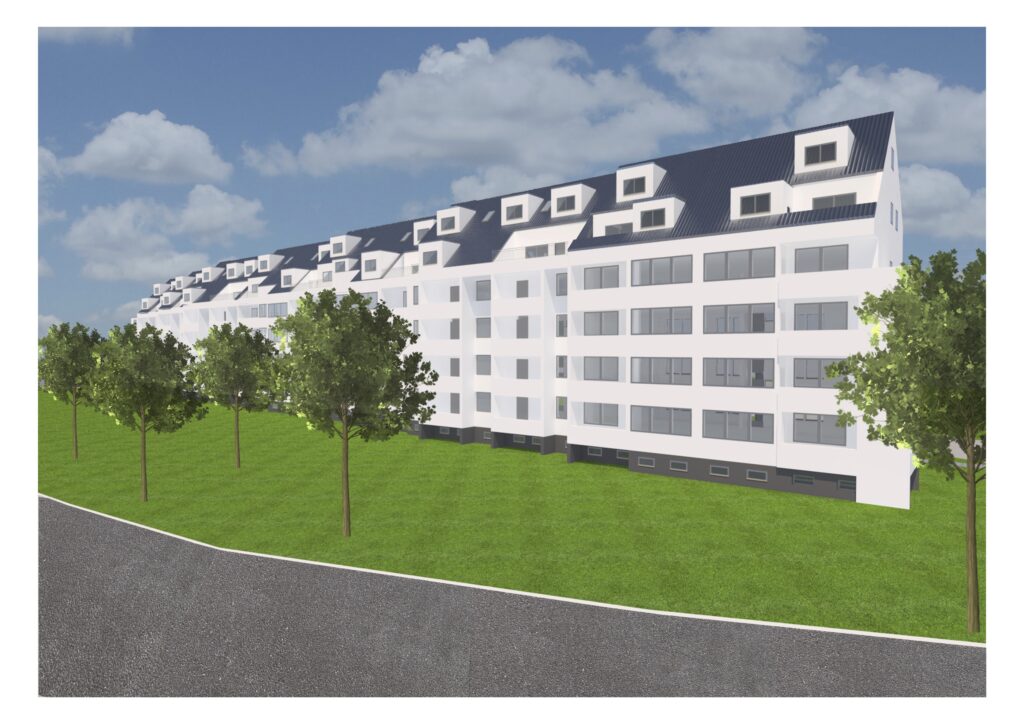 Rendering 2 Bauprojekt von 42 Dachgeschossausbauten in Sprockhövel