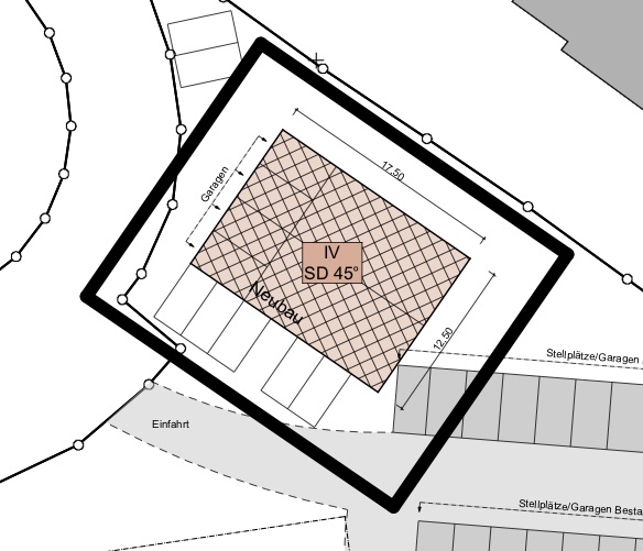 Neubau-Sprockhövel- Neubau Vogelperspektive Grundriss