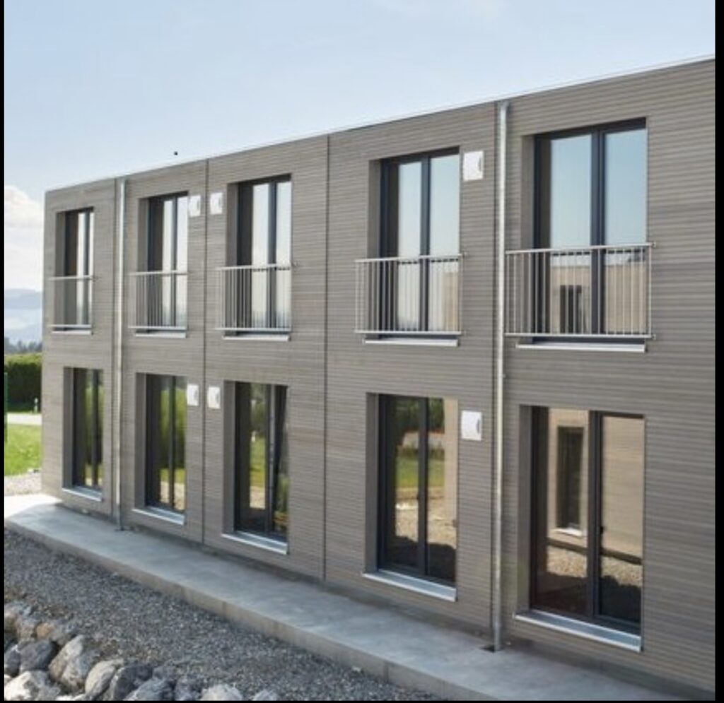 Aussenfassade eines Studentenwohnheims in Kassel