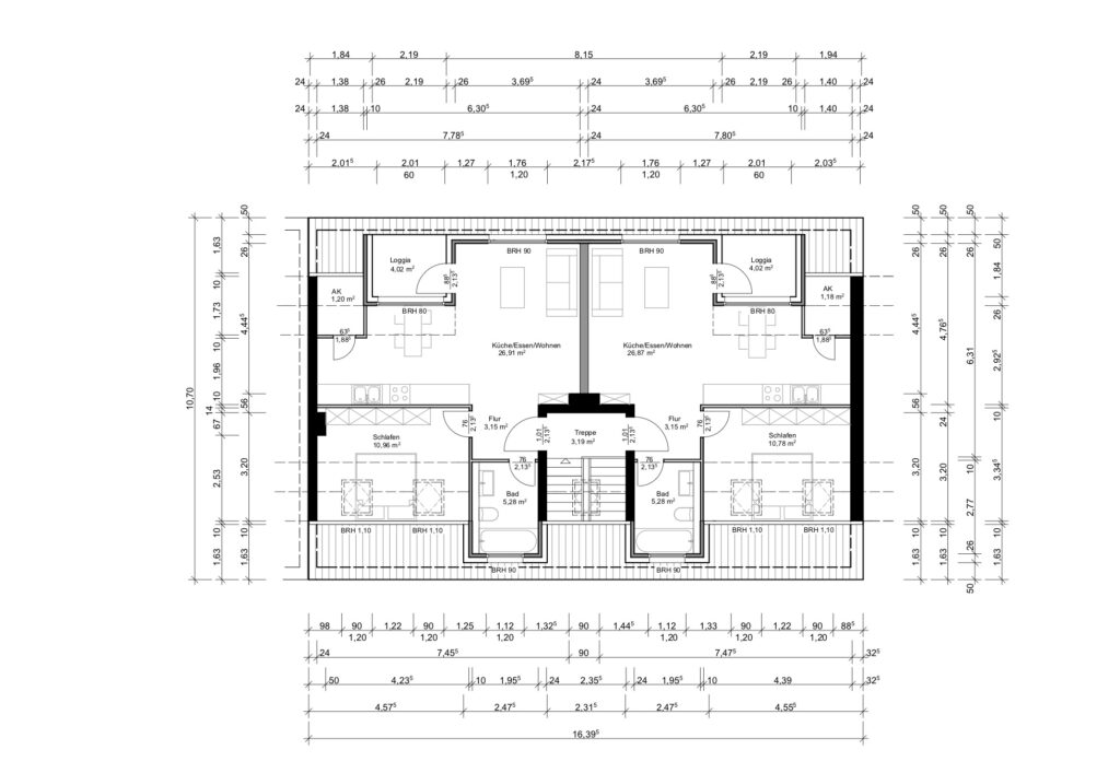 image003 Dachgeschoss Grundriss 4 Etage in Datteln