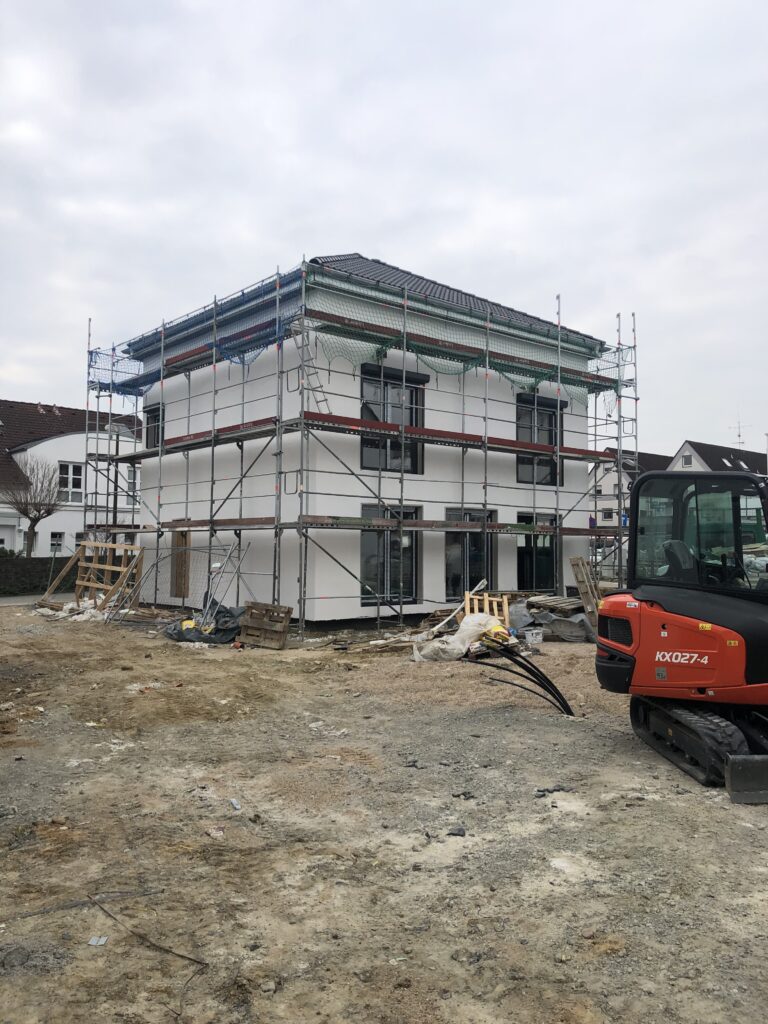 IMG_9993 Neubau von einer Stadtvilla in Dortmund während der Bauarbeiten
